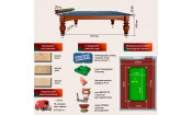Бильярдный стол Магнат-Люкс 12ф + Бильярдный стол Магнат-Люкс 12ф +