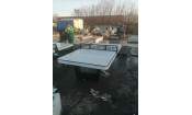Стол теннисный уличный из бетона (полировка белый бетон) Стол теннисный уличный из бетона (полировка белый бетон)