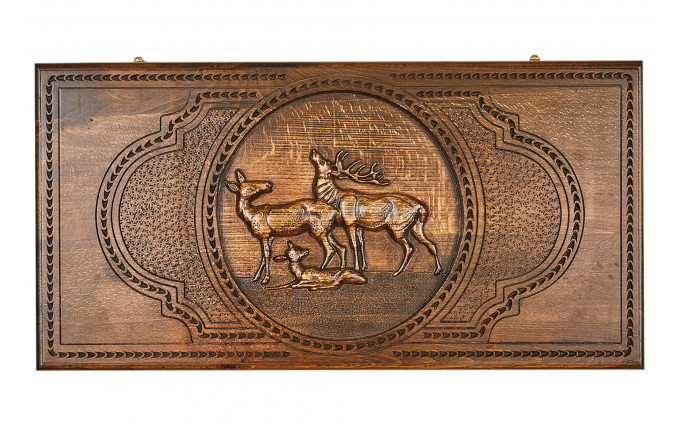 Нарды резные "Олень" Нарды резные "Олень"